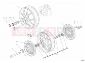 DUCATI Hypermotard 1100 EVO SP WHEELS » FRONT WHEEL