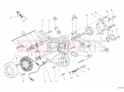 DUCATI Superbike 1198 GENERATOR COVER - WATER PUMP » COOLING SYSTEM