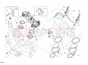 DUCATI Superbike 1198 THROTTLE BODY » INTAKE, CARBURETTOR