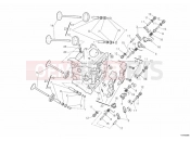 DUCATI Superbike 1198 SP HORIZONTAL CYLINDER HEAD » VALVE DRIVE
