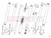 DUCATI 2011 Multistrada 1200 FRONT FORK » FRONT SUSPENSION