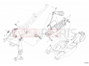 DUCATI 2011 Multistrada 1200 REAR SHOCK ABSORBER » SWING ARM