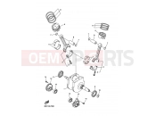 CRANKSHAFT & PISTON - Yamaha XVS1300A 12C7 2013