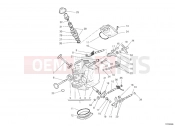 DUCATI 2010 Multistrada 1100 S HORIZONTAL CYLINDER HEAD » VALVE DRIVE