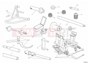 DUCATI 2010 Superbike 1198 S Corse WORKSHOP SERVICE TOOLS, FRAME » FRAME