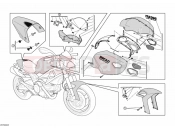 DUCATI 2010 Monster 696 MONSTER ART FAIRING » PLASTICS