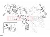 DUCATI 2010 Monster 696 FRONT BRAKE SYSTEM » BRAKING SYSTEM