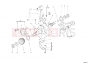 DUCATI 2010 Hypermotard 796 CRANKSHAFT » ENGINE CASE