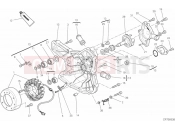 DUCATI Superbike 848 Hayden GENERATOR COVER - WATER PUMP » COOLING SYSTEM
