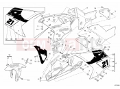 DUCATI Superbike 1098 R Bayliss FAIRING » PLASTICS