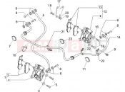 PIAGGIO Beverly 125 Brakes pipes - Calipers