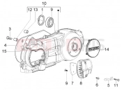 PIAGGIO Transmission cover