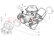 PIAGGIO Beverly 125 Sport Carburettor, assembly - Union pipe