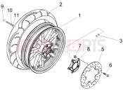 PIAGGIO Beverly 125 Sport Rear wheel