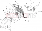 PIAGGIO Beverly 125 Sport Wheel huosing - Mudguard
