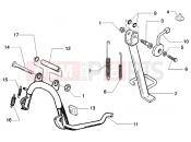 PIAGGIO Beverly 200 Central stand-side stand