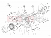 DUCATI Superbike 1098 R GENERATOR COVER - WATER PUMP » COOLING SYSTEM