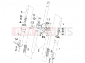PIAGGIO Beverly 250 ie Fork's components (MVP)