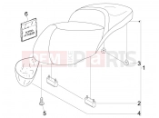 PIAGGIO Beverly 250 Tourer Saddle/seats