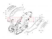 PIAGGIO Beverly 300 ie Tourer Side cover - Spoiler