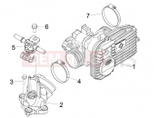 PIAGGIO Beverly 300 ie Tourer Throttle body - Injector - Induction joint