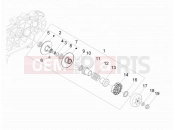 Driven pulley - Piaggio Beverly 300 RST/S 4V ie 2012