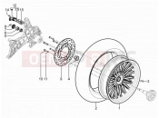 Rear wheel - Piaggio Beverly 300 RST/S 4V ie 2012