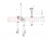 PIAGGIO Beverly 350 4V ie Fork/steering tube - Steering bearing unit