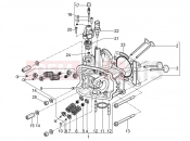 PIAGGIO Beverly 350 4V ie Head unit - Valve