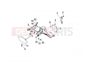 PIAGGIO Beverly 400 ie Rear cover - Splash guard