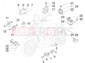 PIAGGIO Beverly 400 ie Tourer kezelőszervek - akkumulátor