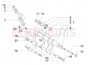 PIAGGIO Beverly 400 ie Tourer Swinging arm