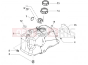 Benzin tank - Piaggio Beverly 500 2006