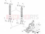 PIAGGIO Beverly 500 ie Rear suspension - Shock absorber/s