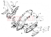 PIAGGIO BV 250 MY2005 (U.S.A.) Footrest