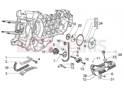 PIAGGIO BV 250 MY2005 (U.S.A.) Pump group-oil pan