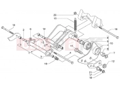 PIAGGIO BV 250 MY2005 (U.S.A.) Swinging arm