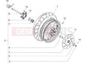 PIAGGIO BV 250 (U.S.A.) Front wheel