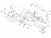 PIAGGIO BV 250 (U.S.A.) Swinging arm