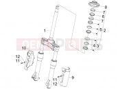 PIAGGIO BV 250 (U.S.A.) Fork/steering tube - Steering bearing unit