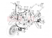 PIAGGIO BV 350 4T 4V ie E3 ( USA / CA ) Brakes pipes - Calipers