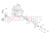 PIAGGIO BV 350 4T 4V ie E3 ( USA / CA ) Rocking levers support unit