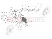 PIAGGIO BV 350 4T 4V ie E3 ( USA / CA ) Wheel huosing - Mudguard