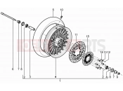 PIAGGIO BV 350 4T 4V ie E3 ABS ( USA / CA ) Front wheel