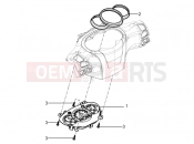 PIAGGIO BV 350 4T 4V ie E3 ABS ( USA / CA ) Meter combination - Cruscotto
