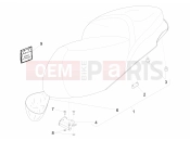 PIAGGIO BV 350 4T 4V ie E3 ABS ( USA / CA ) Saddle/seats
