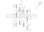 PIAGGIO BV 350 4T 4V ie E4 ABS ( USA / CA ) Fork's components (Mingxing)