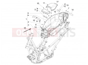 PIAGGIO BV 350 4T 4V ie E4 ABS ( USA / CA ) Helmet huosing - Undersaddle