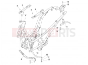 PIAGGIO BV 350 4T 4V ie E4 ABS ( USA / CA ) Frame/bodywork