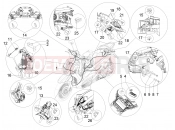 PIAGGIO BV 350 4T 4V ie E4 ABS ( USA / CA ) Main cable harness